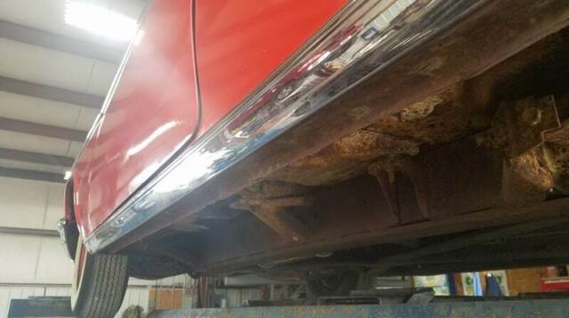 1957 Red Chevrolet Bel Air/150/210 Convertible