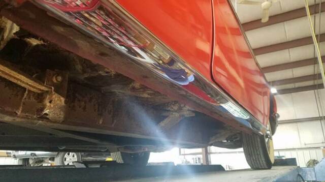 1957 Red Chevrolet Bel Air/150/210 Convertible