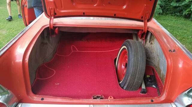 1957 Red Chevrolet Bel Air/150/210 Convertible