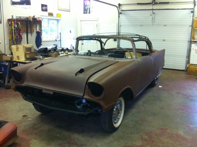 1957 Pearl Dusk Chevrolet Bel Air/150/210 Convertible