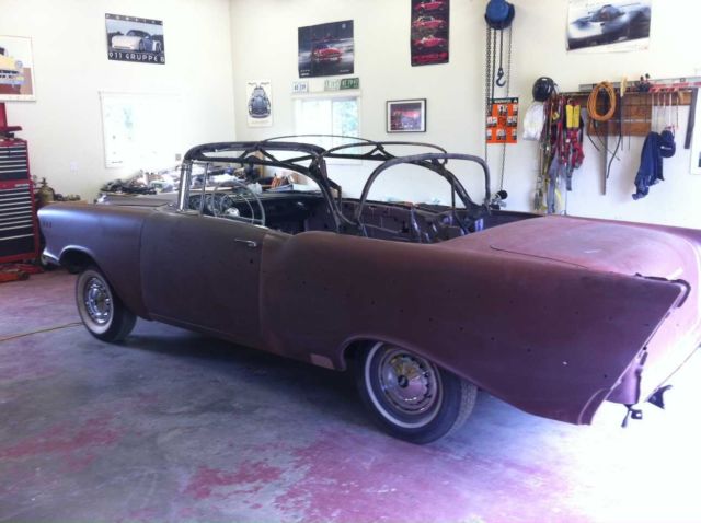 1957 Pearl Dusk Chevrolet Bel Air/150/210 Convertible