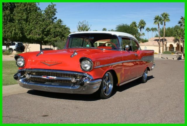 1957 Green Chevrolet Bel Air/150/210 Coupe