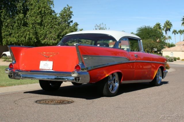 1957 Green Chevrolet Bel Air/150/210 Coupe