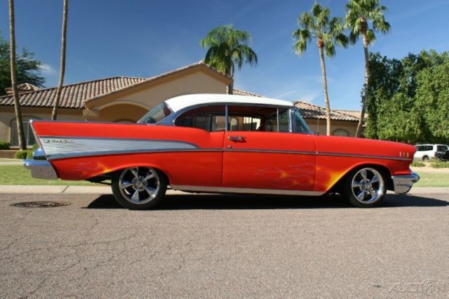 1957 Green Chevrolet Bel Air/150/210 Coupe