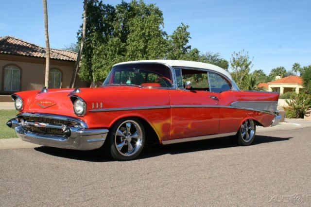 1957 Green Chevrolet Bel Air/150/210 Coupe