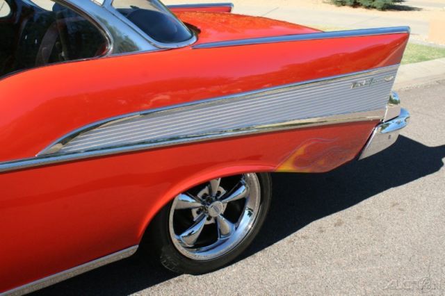 1957 Green Chevrolet Bel Air/150/210 Coupe