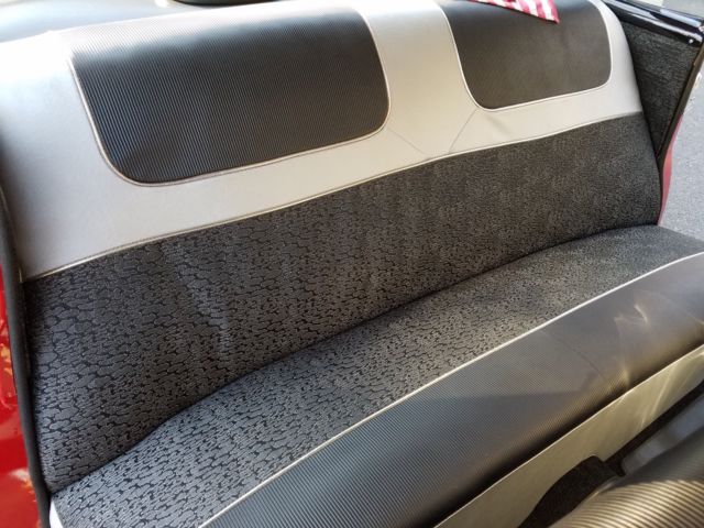 1957 Red Chevrolet Bel Air/150/210 Sedan