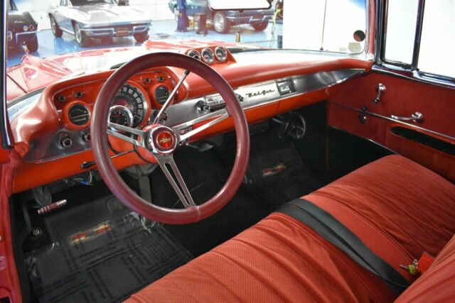 1957 Black Chevrolet Bel Air Coupe