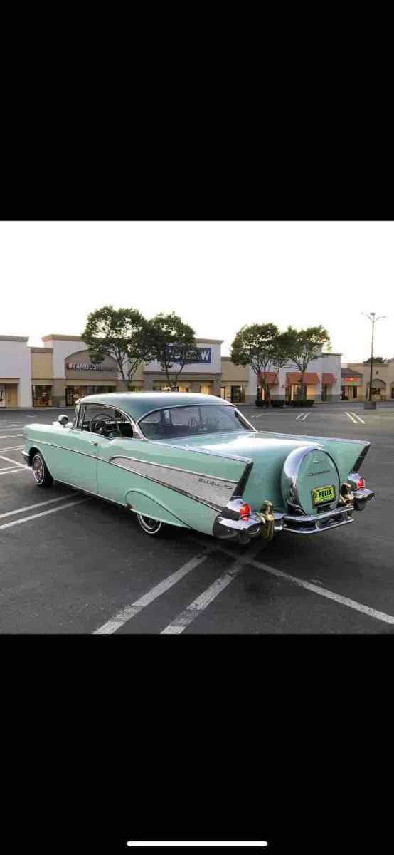 1957 Green Chevrolet Bel Air