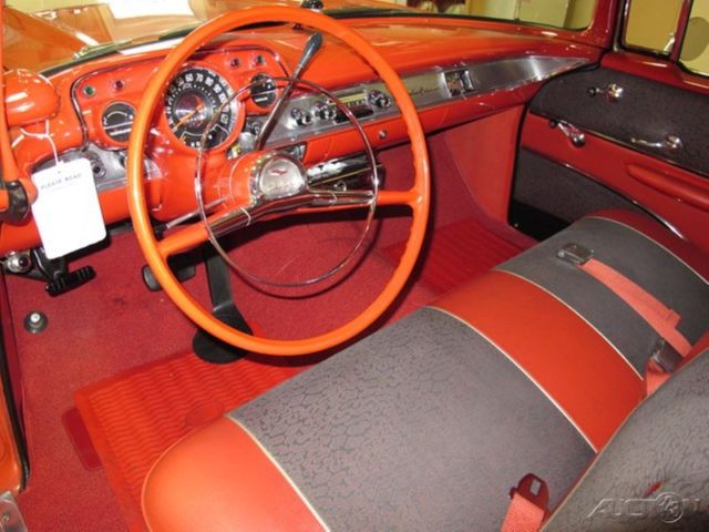 1957 Red Chevrolet Bel Air/150/210