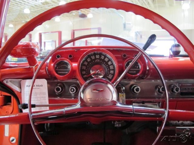 1957 Red Chevrolet Bel Air/150/210