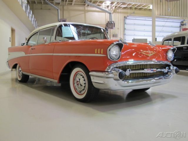 1957 Red Chevrolet Bel Air/150/210