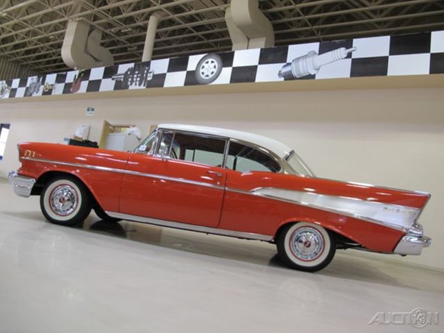 1957 Red Chevrolet Bel Air/150/210