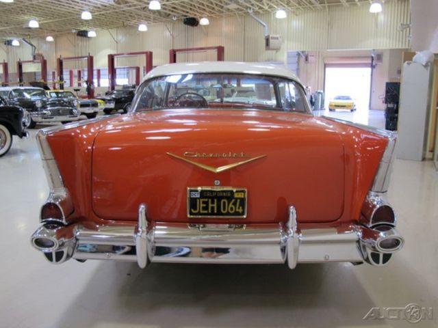 1957 Red Chevrolet Bel Air/150/210