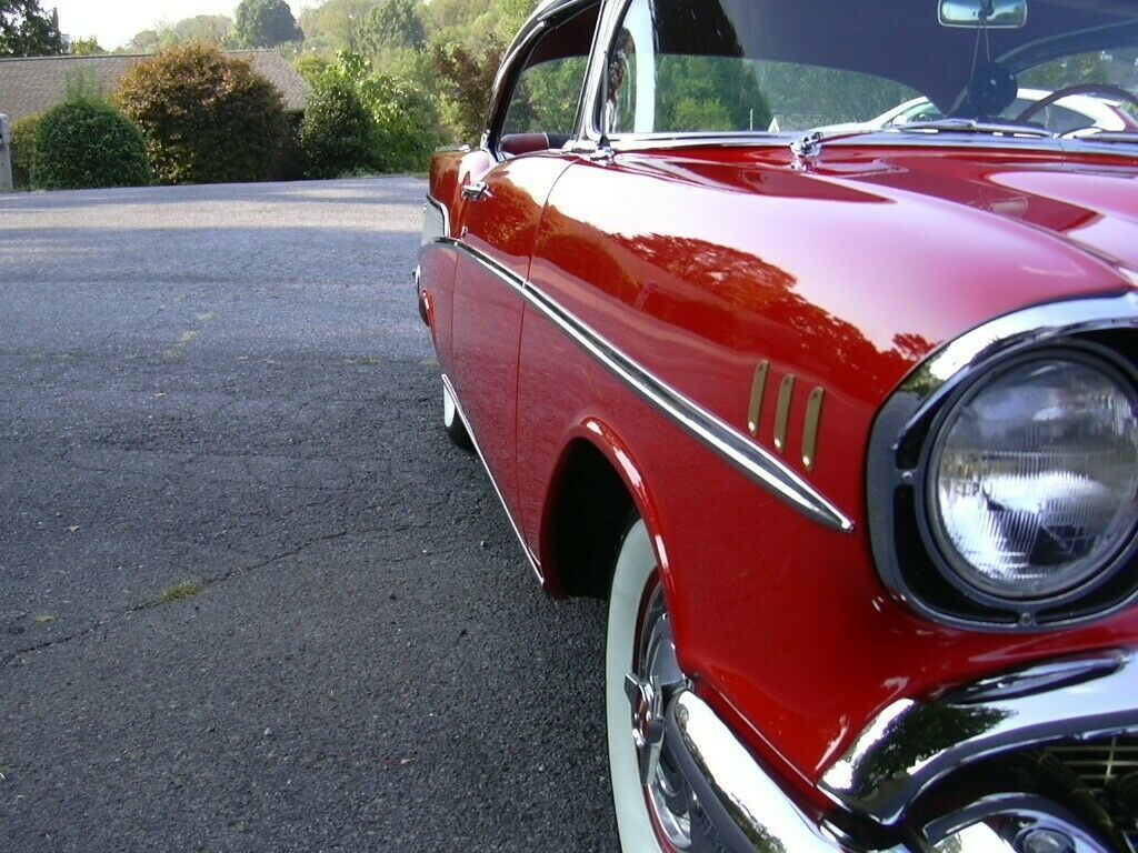 1957 Black Chevrolet Bel Air/150/210 2 Dr. Hardtop