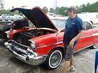 1957 Red Chevrolet Bel Air/150/210 Coupe