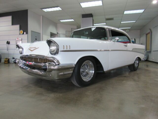 1957 White Chevrolet Bel Air/150/210 --