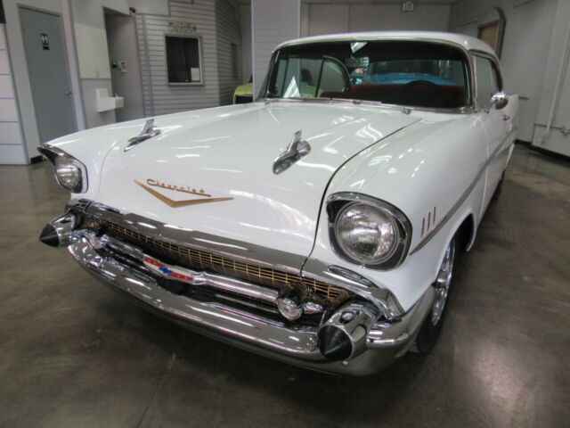 1957 White Chevrolet Bel Air/150/210 --
