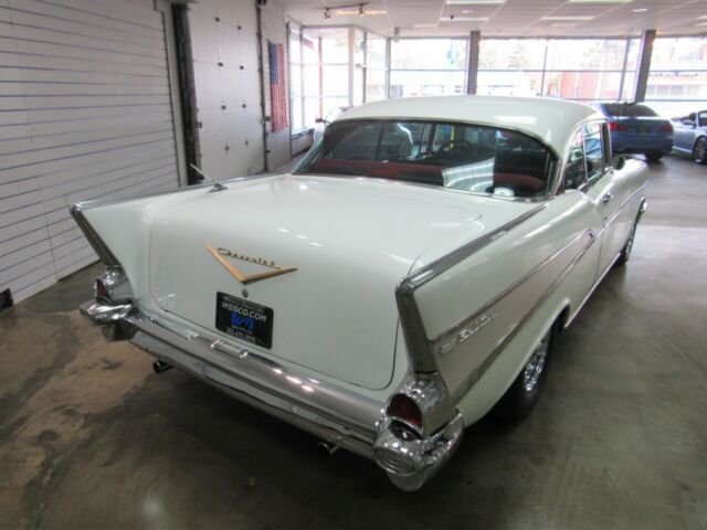 1957 White Chevrolet Bel Air/150/210 --