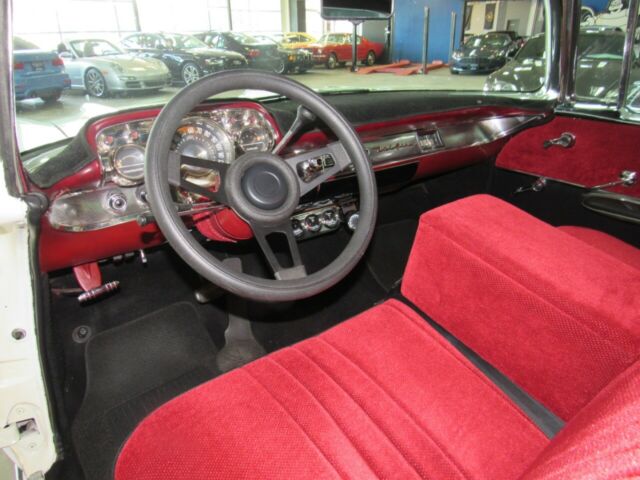1957 White Chevrolet Bel Air/150/210 --