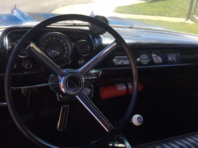 1957 Blue Chevrolet Bel Air/150/210 Hard top