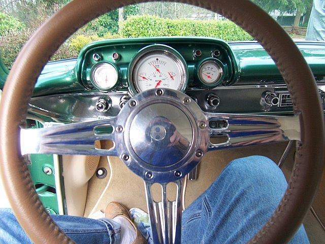 1957 Two tone green pearl Chevrolet Bel Air/150/210 Coupe