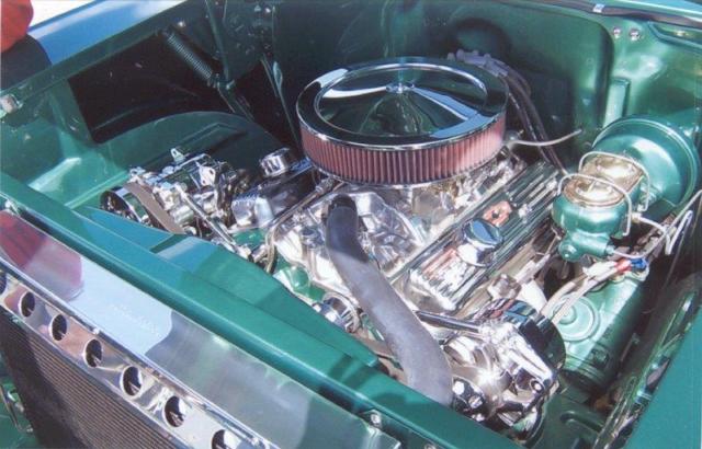 1957 Two tone green pearl Chevrolet Bel Air/150/210 Coupe