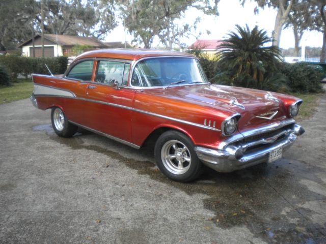 1957 Bronze Chevrolet Bel Air/150/210 Coupe