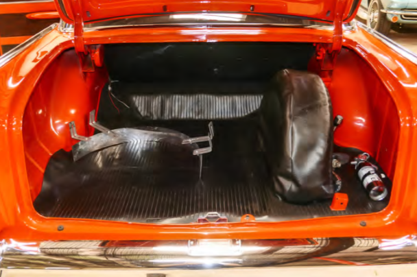 1957 Red Chevrolet Bel Air/150/210 Coupe