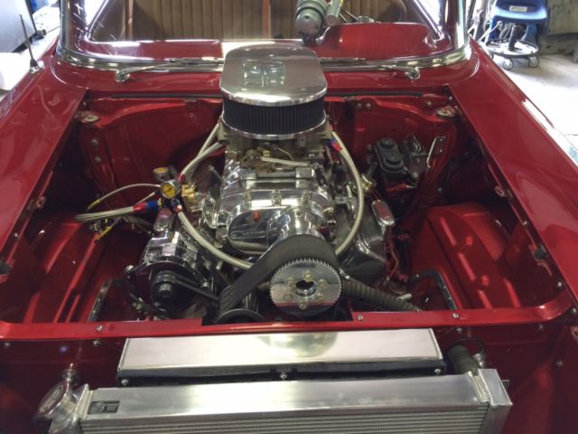 1957 White/Purple Chevrolet Bel Air/150/210