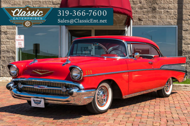 1957 Red Chevrolet Bel Air/150/210 --