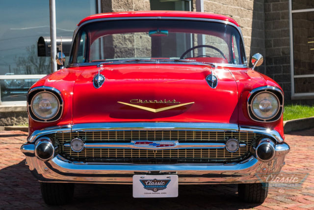 1957 Red Chevrolet Bel Air/150/210 --