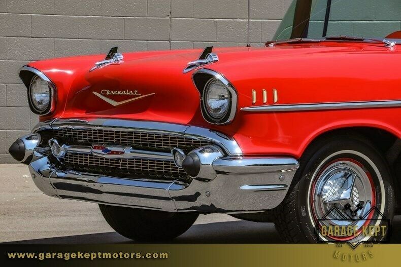 1957 Red Chevrolet Bel Air/150/210 --