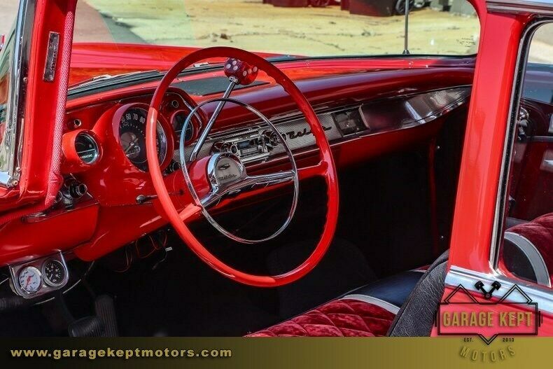 1957 Red Chevrolet Bel Air/150/210 --