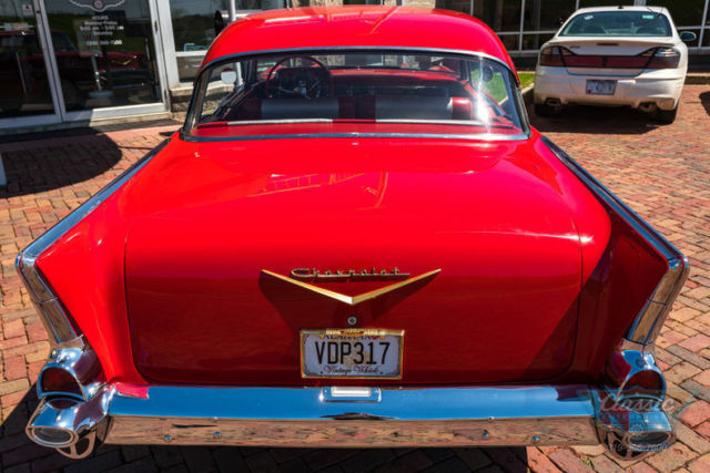 1957 Red Chevrolet Bel Air/150/210 --