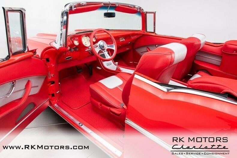 1957 Red Chevrolet Bel Air/150/210 Convertible