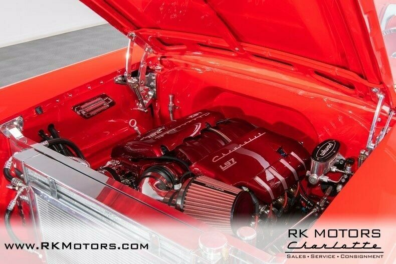 1957 Red Chevrolet Bel Air/150/210 Convertible