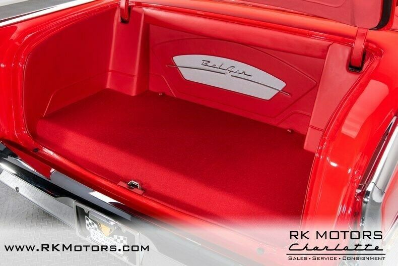 1957 Red Chevrolet Bel Air/150/210 Convertible