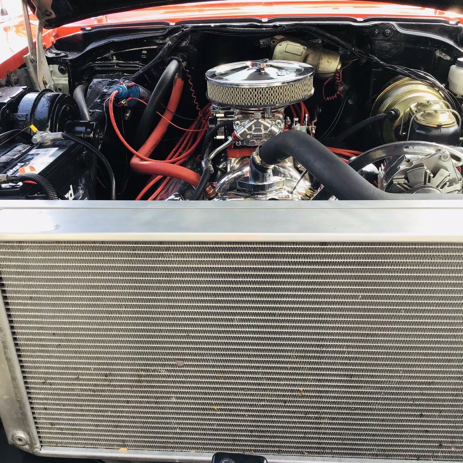 1957 Red Chevrolet Bel Air