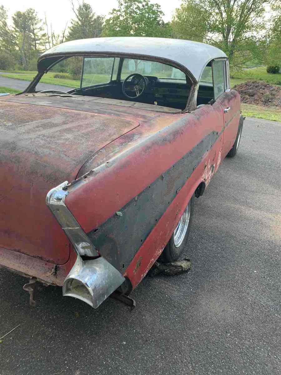 1957 Red Chevrolet Bel Air