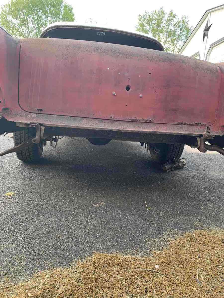 1957 Red Chevrolet Bel Air