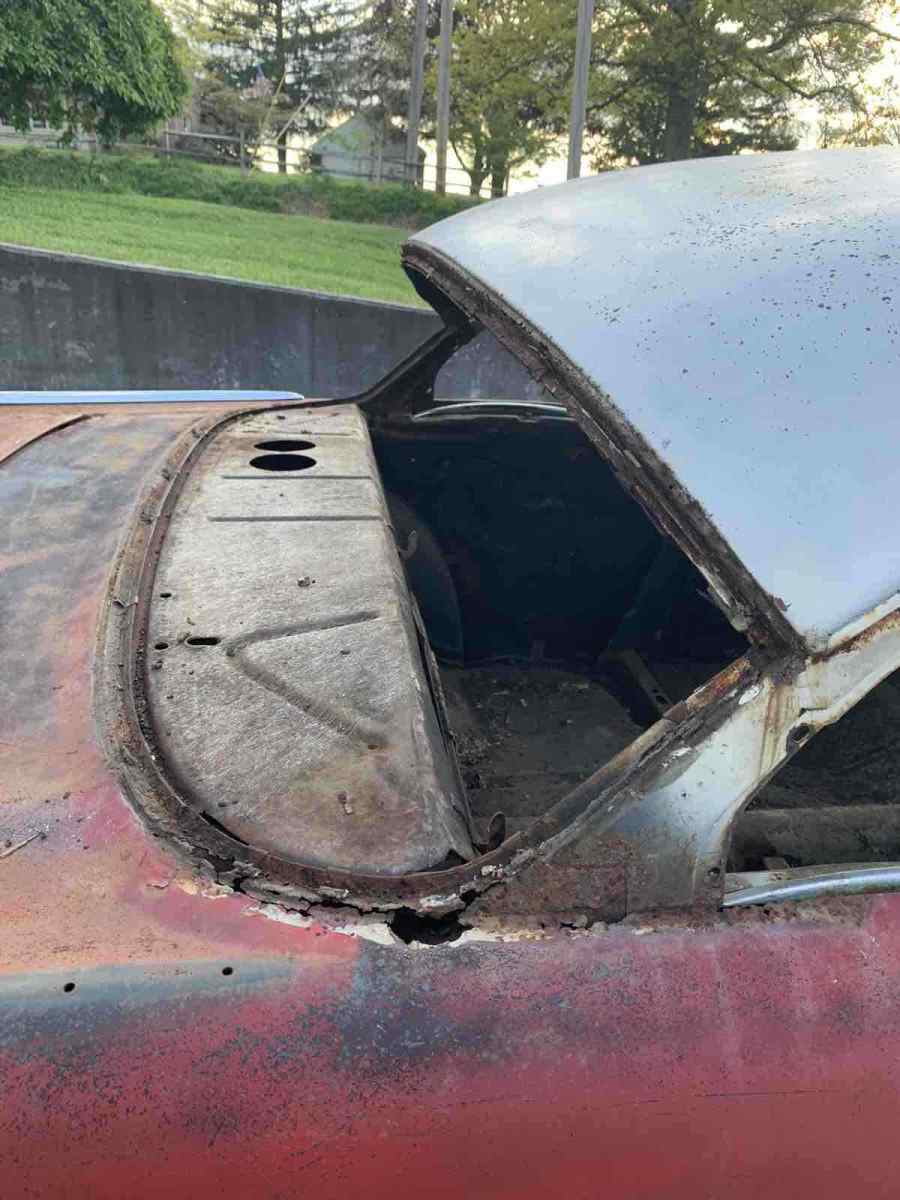 1957 Red Chevrolet Bel Air