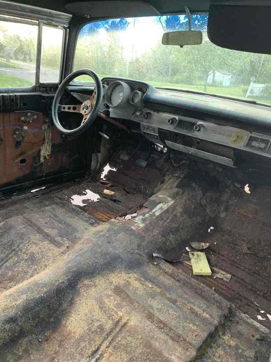 1957 Red Chevrolet Bel Air