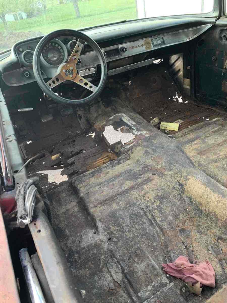 1957 Red Chevrolet Bel Air