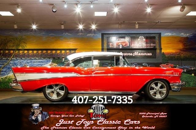 1957 Red Chevrolet Bel Air/150/210 --