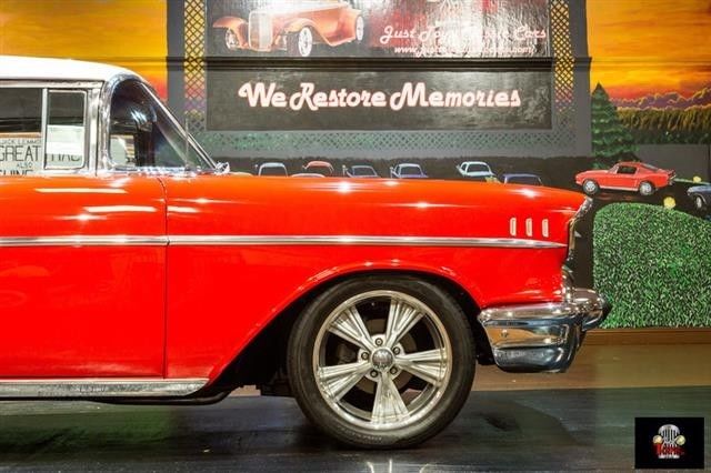 1957 Red Chevrolet Bel Air/150/210 --