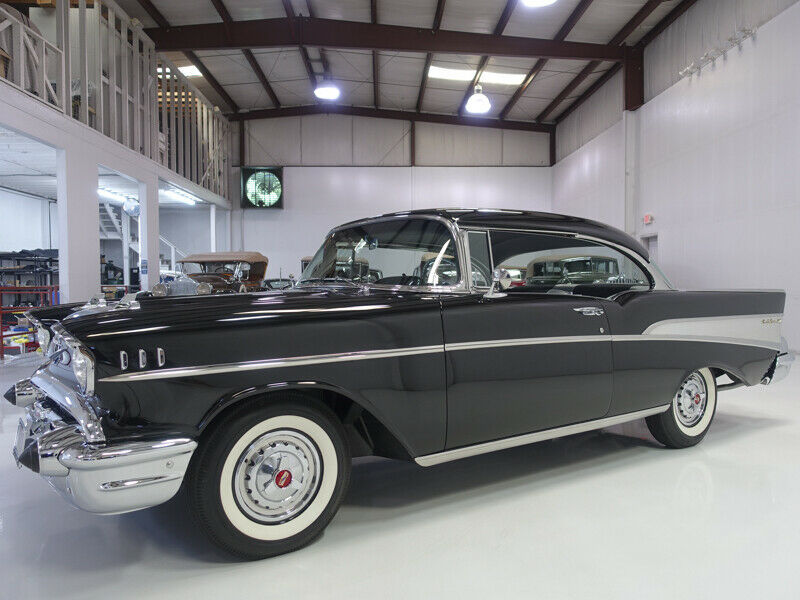 1957 Onyx Black Chevrolet Bel Air/150/210 Coupe