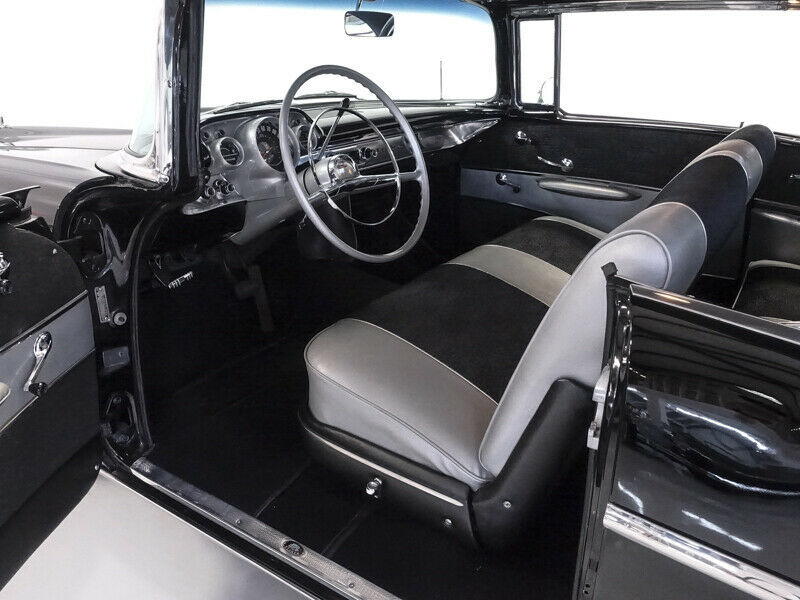 1957 Onyx Black Chevrolet Bel Air/150/210 Coupe
