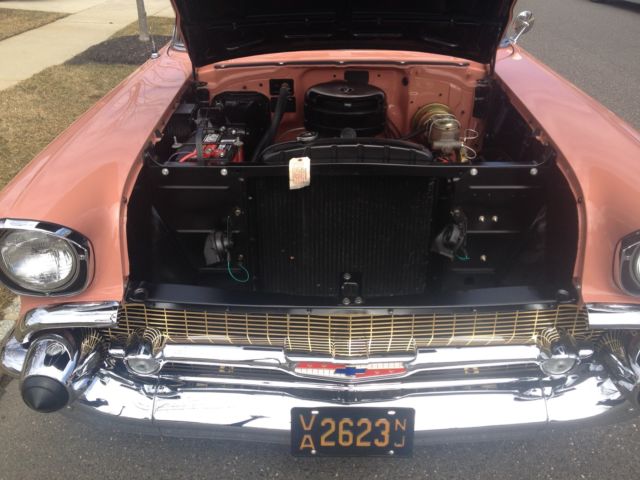 1957 canyon coral Chevrolet Bel Air/150/210 Sedan