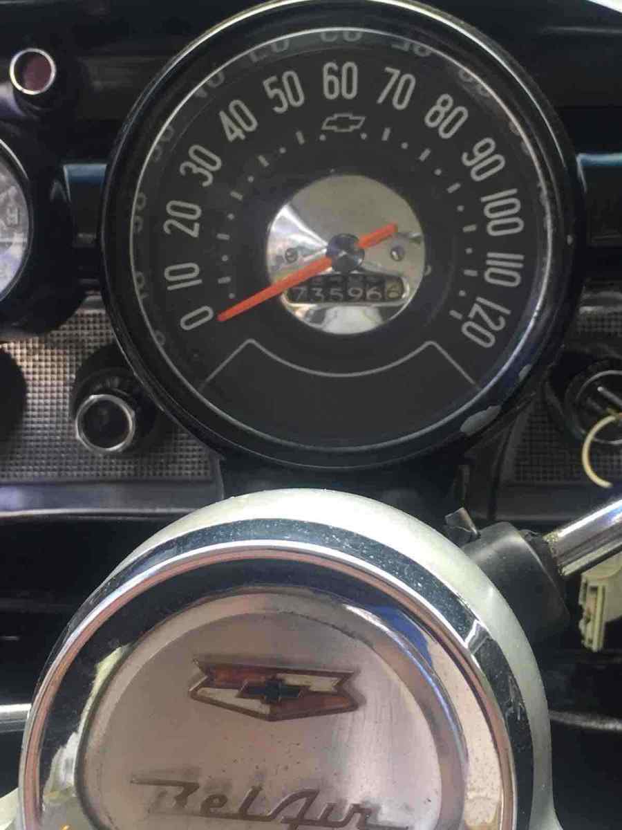 1957 Purple Chevrolet Bel Air Sedan